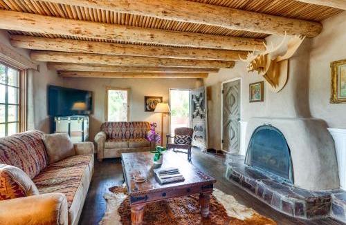 Taos House | Historic Millicent Rogers Guest House with Hot Tub