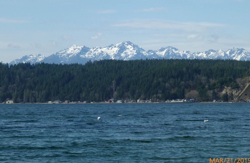 Belfair House | Hood Canal Waterfront - deck overlooking water