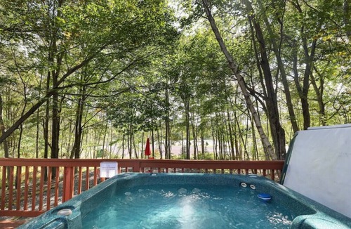 Locust Lake Village House | Huge Lakefront Escape in Poconos with Hot Tub, Fire Pit, Pool Table