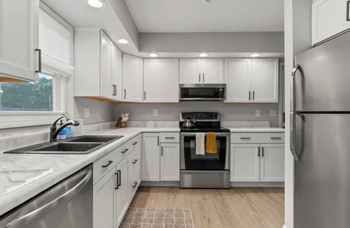 Huntertown House | Huntertown! 4 Beds & Pet Friendly Fenced Yard +W/D