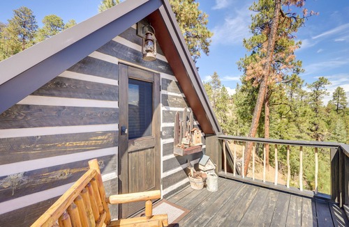 Jemez Springs Cabin | Jemez Springs Cabin w/Stunning Mtn Views!