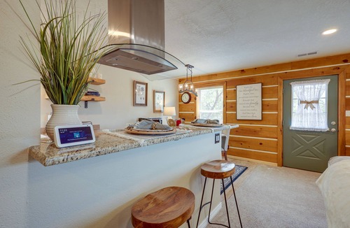 Jemez Springs Cabin | Jemez Springs Cabin w/Deck + Mountain Views!