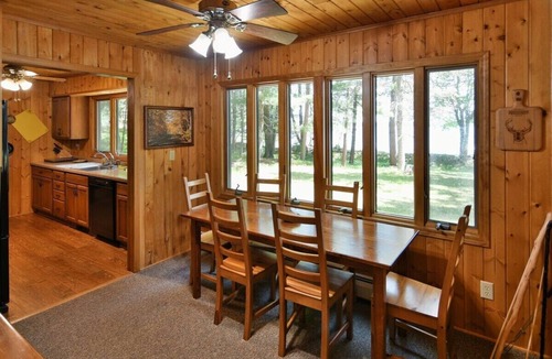 Solon Springs House | Kitty Foye House on Upper Eau Claire Lake in Barnes