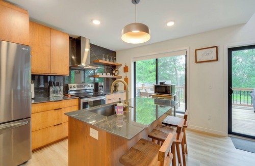 Minong Cabin | Lake House on 3 Acres w/Private Dock in Minong!