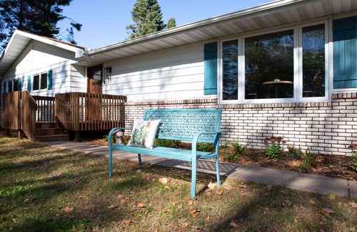 Chippewa Falls House | Lake Wissota home with lakefront views, hot tub and large yard