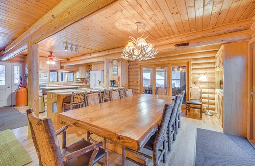 Webster Cabin | Lakefront Cabin w/Sauna & Dock in Webster!