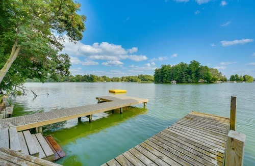 Chetek House | Lakefront Chetek Vacation Rental with Private Dock!