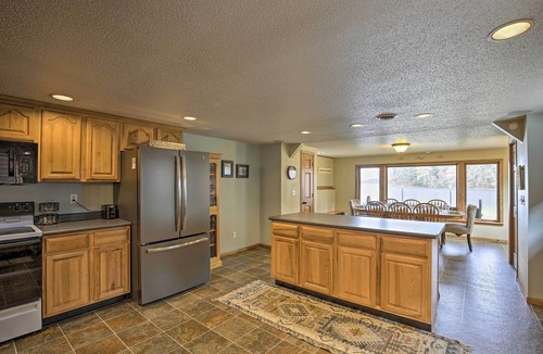 Eau Galle House | Lakefront Eau Galle Home w/Hot Tub & Fire Pit