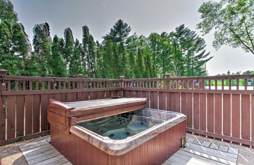 Eau Galle House | Lakefront Eau Galle Home with Hot Tub and Fire Pit