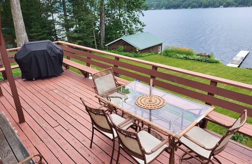 Town of Bellmont House | Lakefront Home Adirondacks on Chateaugay Lake