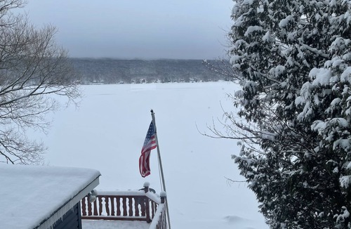Ellenburg Center Cabin | Lakefront home with amazing sunsets, fall foliage!