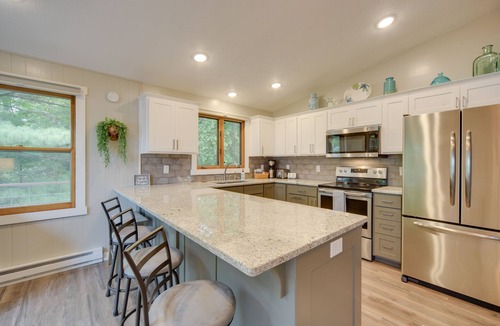 Osceola Cabin | Lakefront Osceola Vacation Rental - Dogs Welcome!