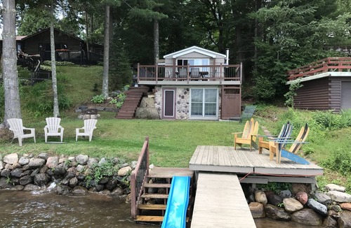 Luck Cabin | Lakeshore Cabin On The Waters Edge of Bone Lake