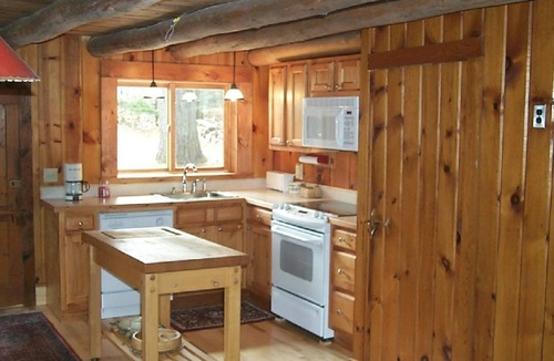 Town of Hermon Cabin | Lakeside Cabin with Great Views, Exceptional Waterfront, and Motorboat.