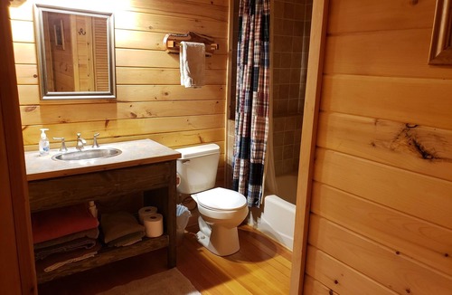 Hayward Cabin | Log Home in the NATIONAL FOREST. ATV/SNOWMOBILE TRAIL CROSS OUR PROPERTY