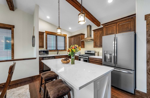 Whitefish House | Luxury Whitefish Retreat Steps from River (30 Night Minimum)