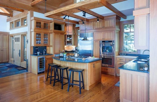 Orcas House | Magnificent waterfront home where sustainability meets luxury. Five private wooded acres, 400ft of rocky bluff shoreline, Chef's Kitchen, Stone Fireplaces, Heated Tile Floors & Unforgettable Sunsets over Wasp Passage. Your perfect PNW escape awaits.