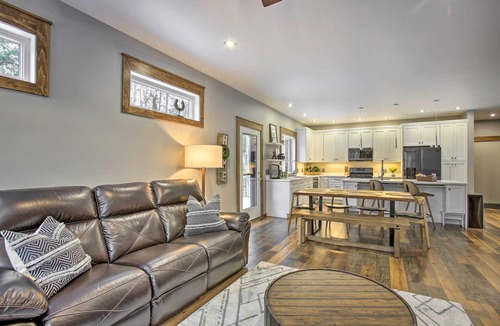 Traverse City House | Michigan Ski Base: Modern Home w/Games, Fire Pit