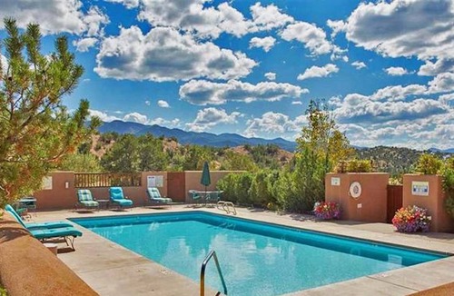 Nambe Pueblo Condo | Millionaires neighborhood,Outdoor Pool, 300 days of sunshine, Santa Fe magical!