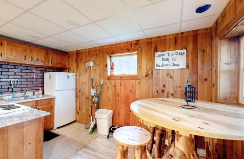 Montgomery Center Apartment | Modern Log Chalet - Lower Unit