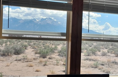 Alamosa House | Mt Blanca vista, views of multiple 14ers and Sand Dunes National Park.