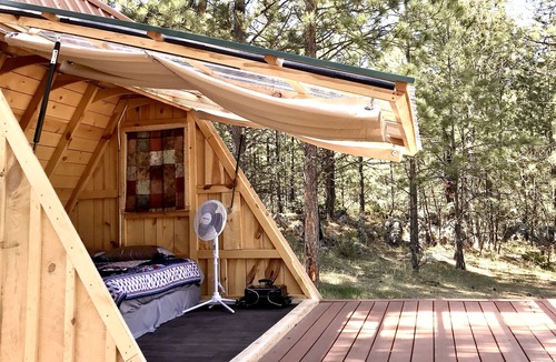 Custer Cabin | NEW! Glamping A-Frames, Stargazer 2 at Dakota Dream
