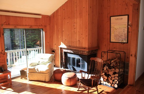 Becket House | New Listing Contemporary Cottage in the Woods viewing a Private Spring Fed Pond