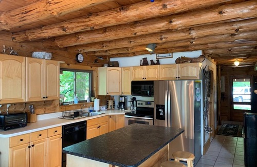 Ticonderoga House | Northern Lake George .Beautiful Log Home With Direct Water Front