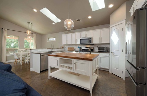 Boyd Acres House | Northwest Bend Home with Hot Tub and Yard