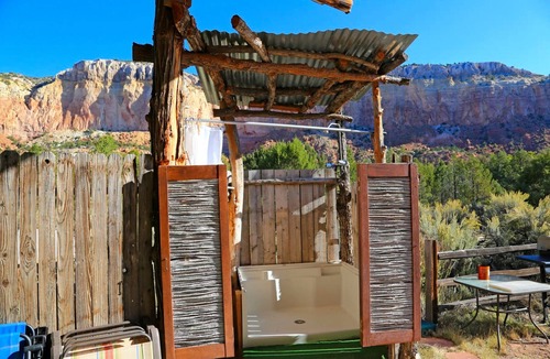Gallina Cabin | Off Grid Anasazi Wilderness Cabin at Gallina Canyon Rentals