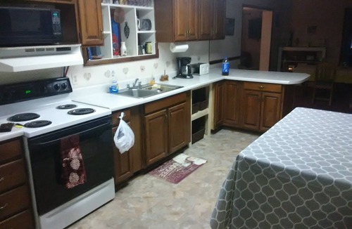 Germfask Apartment | Only 1 dollar cleaning fee at Pictured Rocks Basecamp on the Manistique River!