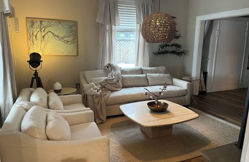 Pepin House | Peace of Pepin 3BR house with 2nd Story Hot Tub and Across from Public Beach