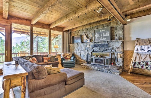 Garden Valley House | Peaceful Cabin w/Mtn + River Views, Fire Pit