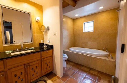 Ojo Caliente Apartment | Peaceful Suite in Desert Inn- Black Mesa King Room