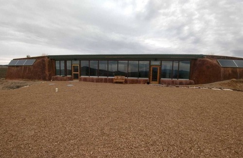 Petaca House | Pet Friendly Earthship in the biggest Off-The-Grid community in the US