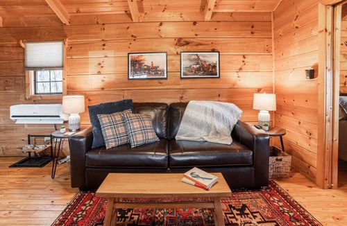 Hot Springs Cabin | Pet-Friendly Mountain Log Cabin for Couples