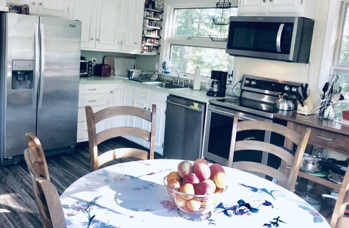 Plainfield House | Plainfield House in a 10,000 acre state forest and private pond