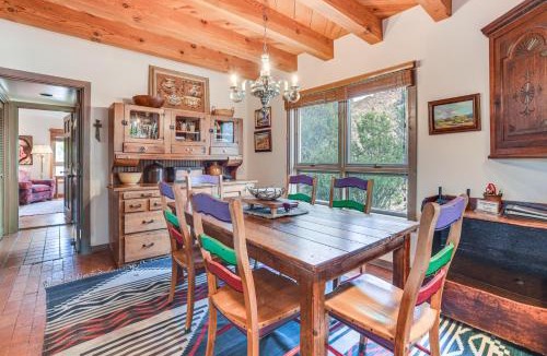 Nambe Pueblo House | Pool and Trail Access Mtn-View Home in Santa Fe
