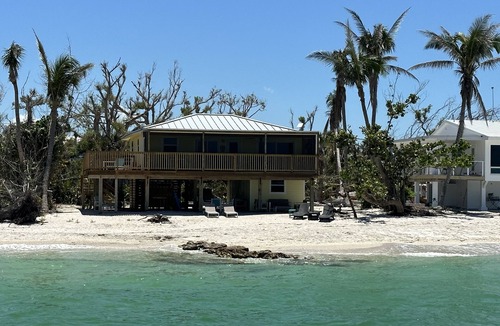 North Captiva House | Private BEACHFRONT Point - Dolphins, Sunsets & Golf Cart Included/North Captiva!