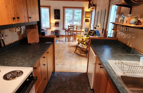 Vermontville Cabin | Private cabin in the Adirondack woods, with own waterfront on Loon Lake.