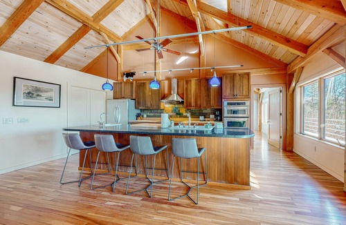 Underhill House | Private mountain retreat with a game room, home theater, & jetted tub