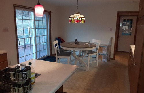 Cornish House | Private mountain setting w/open rooms, hiking, biking, skiing at your doorstep!