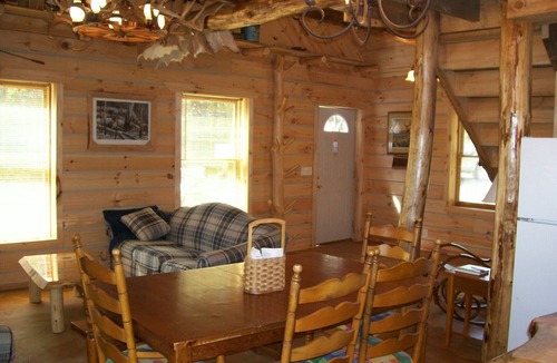 Merrillan Cabin | Private Red Roof Cabin - Rustic Log Cabin In The Woods!