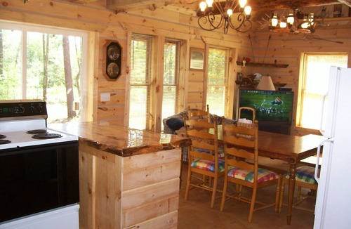 Merrillan Cabin | Private Red Roof Cabin - Rustic Log Cabin In The Woods!