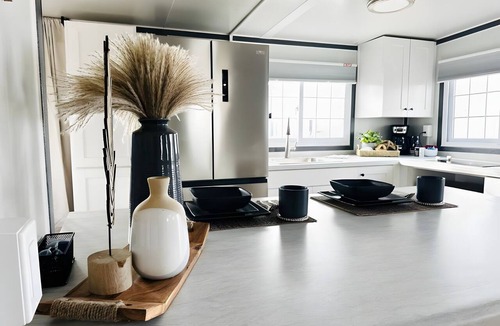 Pecos Apartment | Private Studio Suite with Queen and Full Beds, Full Kitchen and In-Unit Laundry