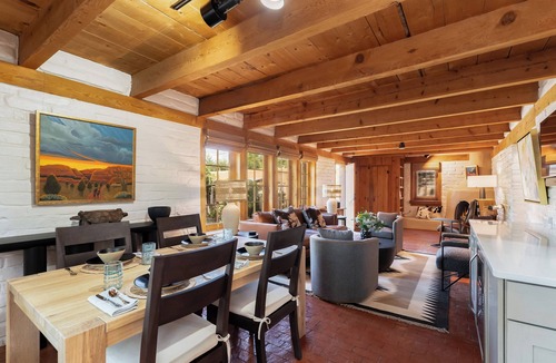 Historic Eastside House | Puerta de India - Authentic Adobe, Kiva Fireplace