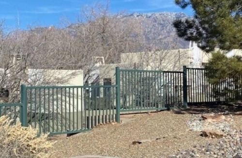 Northeast Heights Condo | Quite Condo in Gated Community with Mountain View