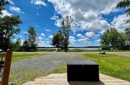 Clayton House | Reflections Retreat on Lake Magnor in Clayton, WI with beautiful lake view