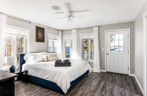 West Swanton House | Relaxing Lake House with private beach on beautiful Lake Champlain.
