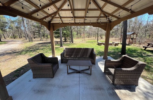Necedah House | Relaxing Secluded Forest Cabin. Fire Pit, Lakes & Nature Near Wisconsin Dells